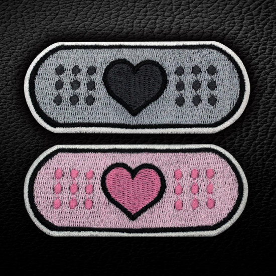 Embroidered Iron on / Velcro Name Patch. 