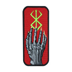 Berserk Iron-on patch God Hand embroidered patch Guts embroidery Anime inspired Halloween gift Sew-on Sticker Beherit patch