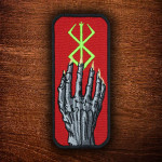 Berserk Iron-on patch God Hand embroidered patch Guts embroidery Anime inspired Halloween gift Sew-on Sticker Beherit patch