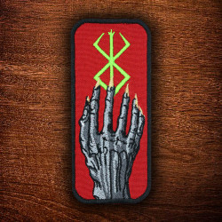 Berserk Iron-on patch God Hand embroidered patch Guts embroidery Anime inspired Halloween gift Sew-on Sticker Beherit patch