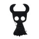 Toppa termoadesiva Black Hollow Knight Gaming Toppa ricamata cucita sulla manica Adesivo personalizzato con gancio e passante