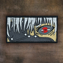 Tokyo Ghoul strip patch Kaneki Ken Iron-on patch One-Eyed King gancio e ricamo ad anello Ghoul ricamato patch regalo Anime