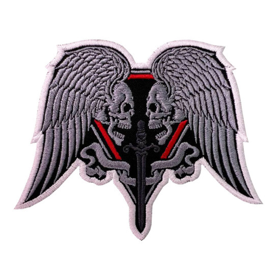 Angel of death embroidered patch Airsoft Sleeve embroidery Hook and loop Death angel patch Tactical gift for men