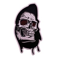 Death embroidered patch Grim Reaper embroidery Skull Goth patch