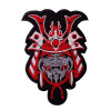 Oni Samurai embroidered Iron-on patch Japanese Warrior Sew-on embroidery Ghost Samurai custom patch