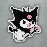 Süße Teufel Kätzchen Patch bestickt Cosplay Geschenk Anime Stickerei