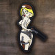 Spy Lady Aufbügler Airsoft bestickter Ärmelpatch Sexy weiblicher Agentenpatch