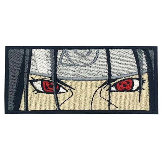 Itachi Uchiha Akatsuki patch Naruto ricamo Anime sticker Uchiha Velcro ricamo Personalizzato Anime Akatsuki patch regalo