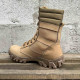 Beige Mesh-Stiefel „Sprint“ des ukrainischen Militärs. Taktisches Airsoft-Wüstenschuhwerk. Leichte Sommerstiefel. Strapazierfähige Wander- und Arbeitsstiefel für Herren