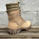 Beige Mesh-Stiefel „Sprint“ des ukrainischen Militärs. Taktisches Airsoft-Wüstenschuhwerk. Leichte Sommerstiefel. Strapazierfähige Wander- und Arbeitsstiefel für Herren