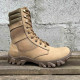 Beige Mesh-Stiefel „Sprint“ des ukrainischen Militärs. Taktisches Airsoft-Wüstenschuhwerk. Leichte Sommerstiefel. Strapazierfähige Wander- und Arbeitsstiefel für Herren