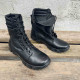 Bottes hautes noires tactiques 