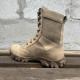 Halbsaisonstiefel der ukrainischen Armee „Typhoon“ Militärbeige hohe Stiefel Taktisches Kampfschuhwerk im urbanen Stil