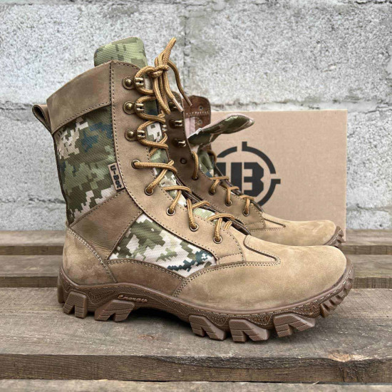 Ejército ucraniano Typhoon pixel boots Botas altas de cuero militar Calzado de verano de tipo urbano Equipo de combate del ejército profesional