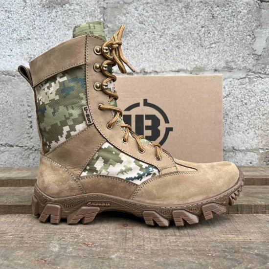 Ejército ucraniano Typhoon pixel boots Botas altas de cuero militar Calzado de verano de tipo urbano Equipo de combate del ejército profesional