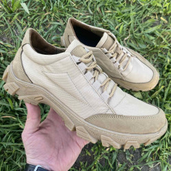 Airsoft Tactical footwear summer sneakers from genuine leather and textile