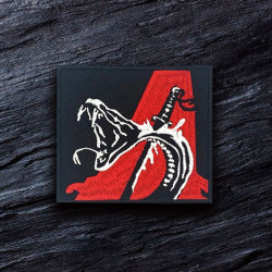 Airsoft Viper patch Serpente militare ricamo Army Viper slayer patch ricamato Adesivo Katana