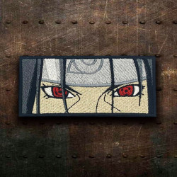 Itachi Uchiha Akatsuki patch Naruto ricamo Anime sticker Uchiha Velcro ricamo Personalizzato Anime Akatsuki patch regalo
