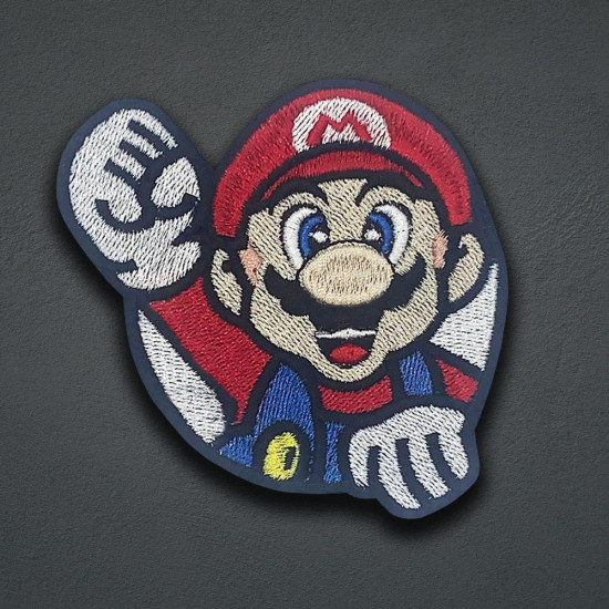 Nintendo 4 Mario Kart Iron On Patch