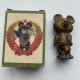 Original Bronze Misha figure USSR Vintage Olympic Mishka statue Genuine Soviet Moscow 1980 Olympic games bear mascot