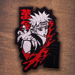 Douleur Écusson à coudre Naruto Broderie thermocollante Anime cadeau brodé Écusson sur la manche