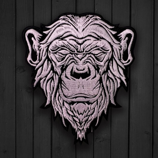 Rise of Apes embroidered patch Monkey Sew-on patch Animal Sleeve embroidery