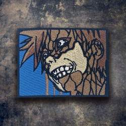 Patch démon de sable Gaara broderie anime Naruto patch brodé Jinchuriki autocollant Shukaku à une queue