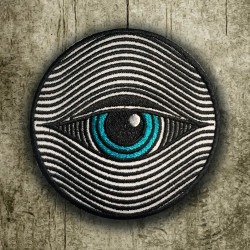 All Seeing Eye アイロン接着パッチ バイカー ベルクロ ギフト