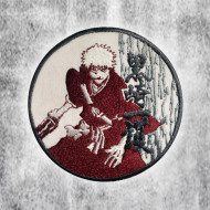 Kurosaki Ichigo ricamato ferro su patch candeggina anime velcro regalo