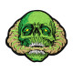 Toxic Skull ricamato Iron-on Gift Airsoft Hook and Loop Patch