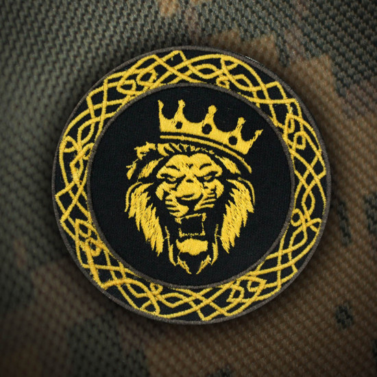 Patch Iron Jacket Crown, King Crown Iron Patch