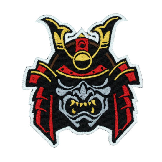 Ghost Samurai brodé fer sur patch KatanasVelcro cadeau 8