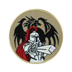 Spartans Dragon Emblem Brodé Fer-sur-Cadeau Crochet et Boucle Patch