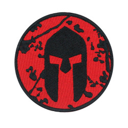 Spartans Airsoft Emblem Embroidered Iron-on Gift Hook and Loop Patch 
