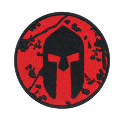 Parche de gancho y bucle de regalo para planchar con el emblema de Spartans Airsoft