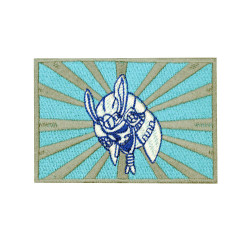 Ghost Samurai brodé fer sur patch KatanasVelcro cadeau 4