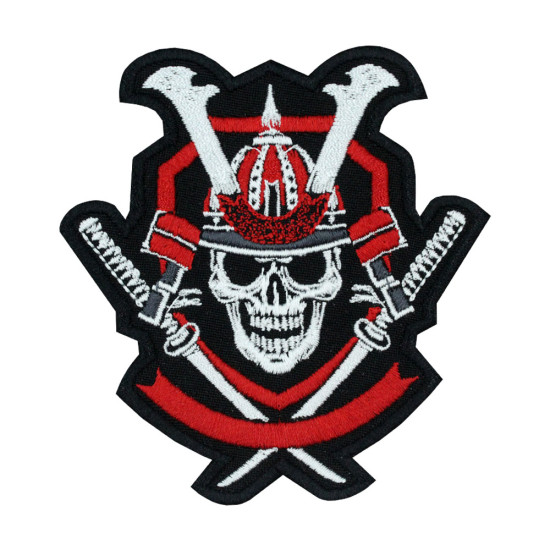 Ghost Samurai Ferro ricamato su Patch KatanasVelcro Gift 7