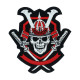 Ghost Samurai Ferro ricamato su Patch KatanasVelcro Gift 7