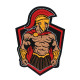 300 Spartans Airsoft Logo gesticktes Geschenk zum Aufbügeln mit Klettverschluss