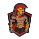 300 Spartans Airsoft Logo Embroidered Iron-on Gift Hook and Loop Patch