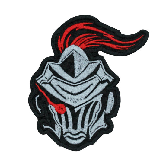 Spartan Helm Airsoft Logo Embroidered Iron-on Gift Hook and Loop Patch