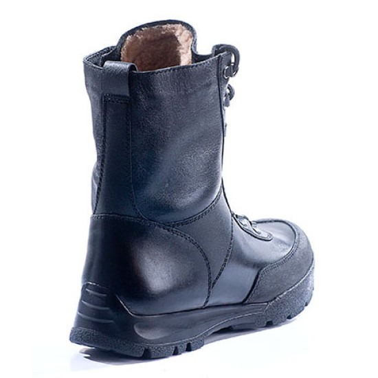 BOTAS tácticas de invierno ruso de cuero cálido con piel "COBRA" 12034