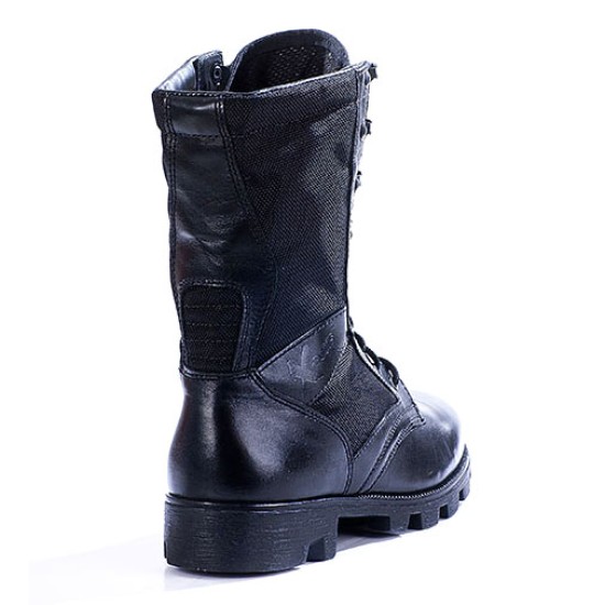 Leather tactical black BOOTS "KALAHARI" 1411