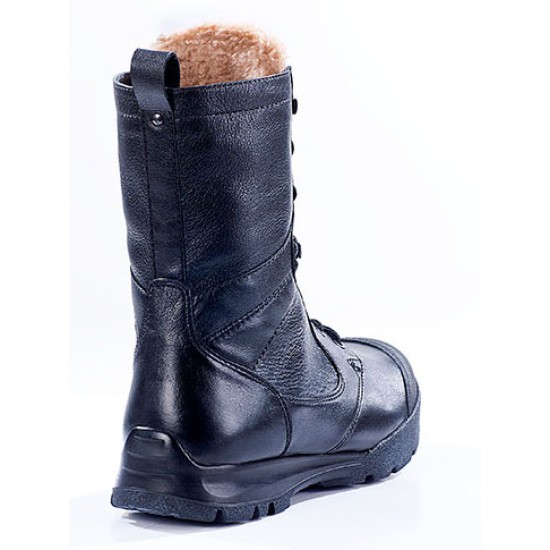 Botas de asalto tácticas de invierno de cuero ruso caliente "SAPSAN" 5022