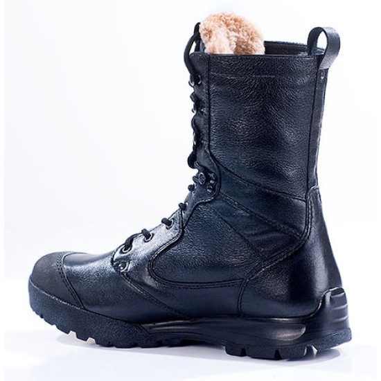 Botas de asalto tácticas de invierno de cuero ruso caliente "SAPSAN" 5022