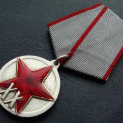 RKKA赤軍にソ連軍の勲章20年