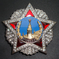 Große sowjetische Auszeichnung militärischen Orden des Sieges