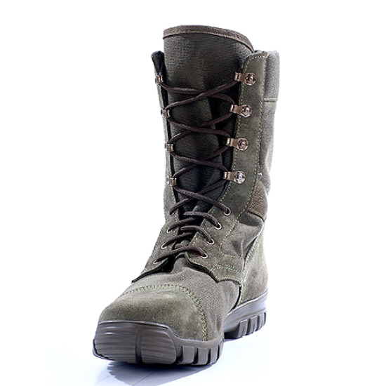 Botas tácticas de cuero Airsoft TROPICAL oliva 3351