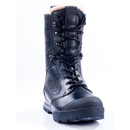 Botas de asalto tácticas de invierno de cuero ruso caliente "SAPSAN" 5022