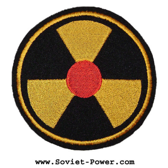 Radioaktive Strahlung Symbol Tschernobyl-Patch 97